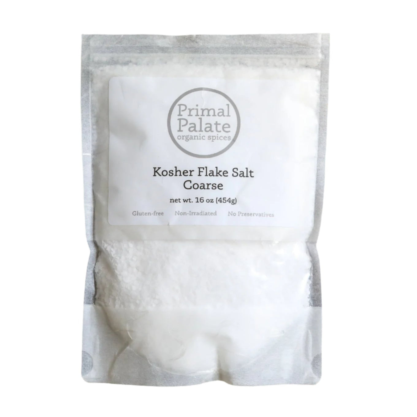 Kosher Flake Salt, Coarse, 16 ounce bag – FoodSocial Market