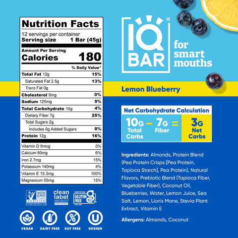 Lemon Blueberry (12 Bars)