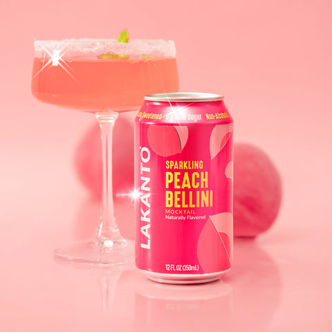 Lakanto Canned Drink, Peach Bellini