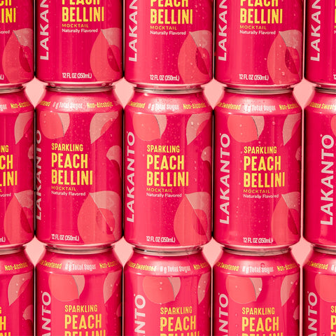 Lakanto Canned Drink, Peach Bellini