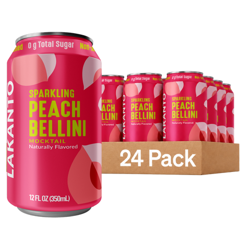 Mocktail Canned Drink (Peach Bellini)