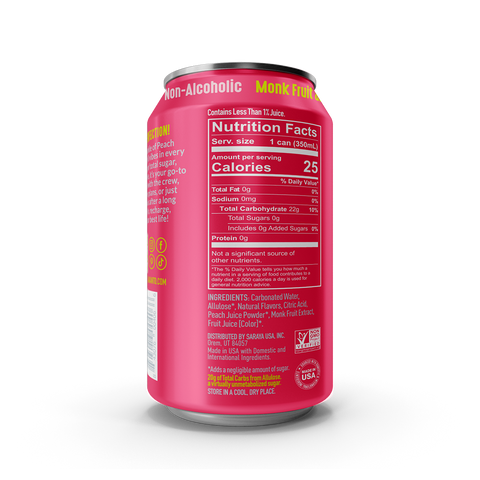 Lakanto Canned Drink, Peach Bellini