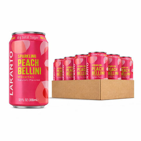 Lakanto Canned Drink, Peach Bellini