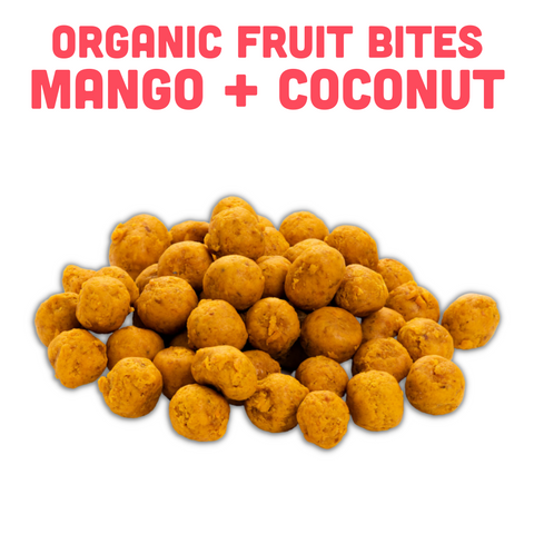 Organic Fruit Bites: Mango & Coconut