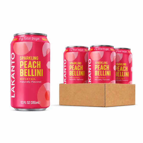 Mocktail Canned Drink (Peach Bellini)
