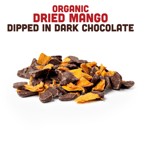 Organic Dried Mango Dipped in Dark Chocolate