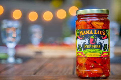 Mama Lil's Mildly Spicy Peppers in Oil (Original) - 12oz.