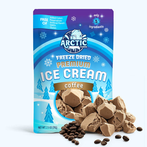 PREMIUM Freeze Dried Ice Cream * Only 5 Ingredients * Coffee