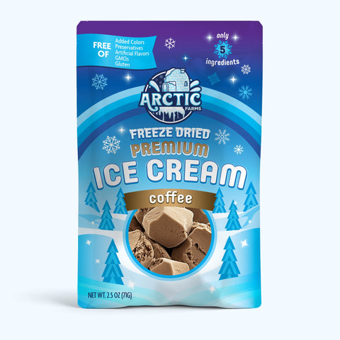 PREMIUM Freeze Dried Ice Cream * Only 5 Ingredients * Coffee