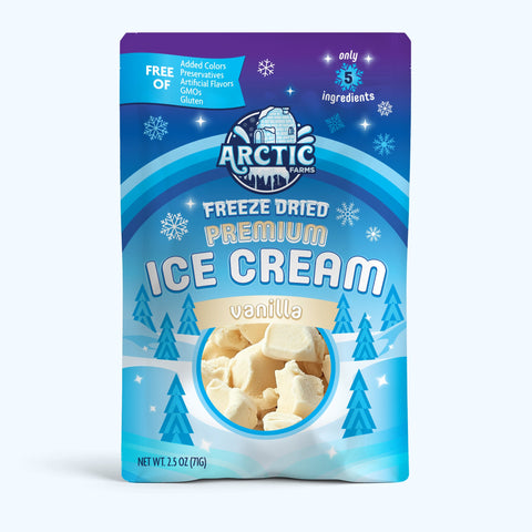 PREMIUM Freeze Dried Ice Cream * Only 5 Ingredients * Vanilla Chocolate