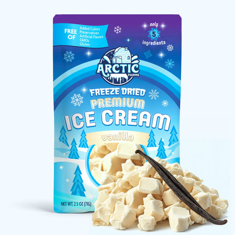 PREMIUM Freeze Dried Ice Cream * Only 5 Ingredients * Vanilla Chocolate