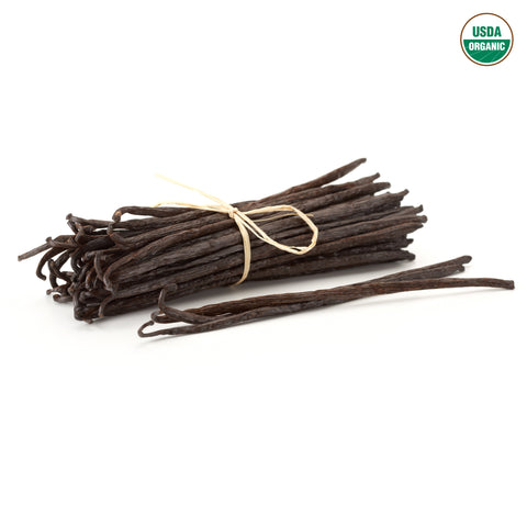 Organic Madagascar Vanilla Beans - Whole Grade B Pods for Extract Making