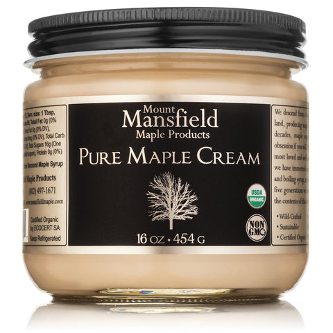 Organic Pure Vermont Maple Cream