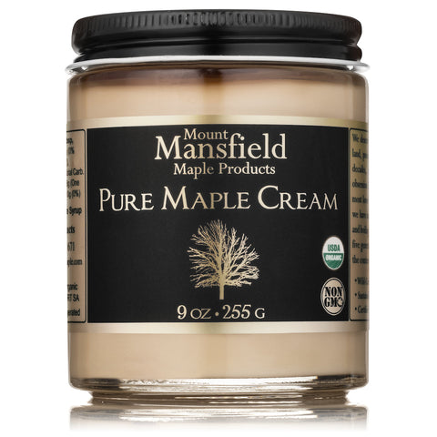 Organic Pure Vermont Maple Cream