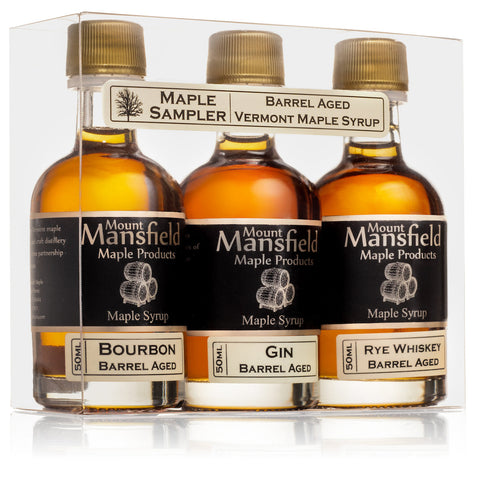 3-Pack Barrel Aged Vermont Maple Syrup Sampler Set