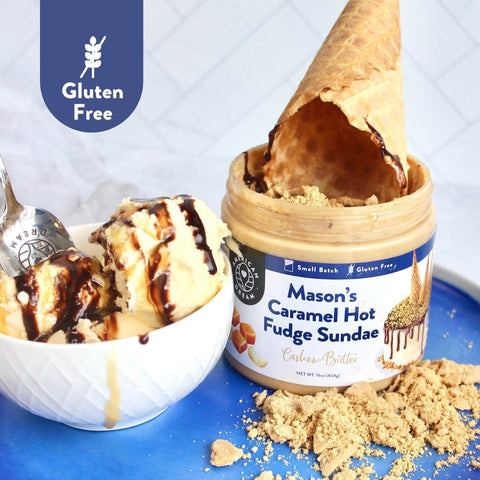 Mason's Caramel Hot Fudge Sundae Cashew Butter