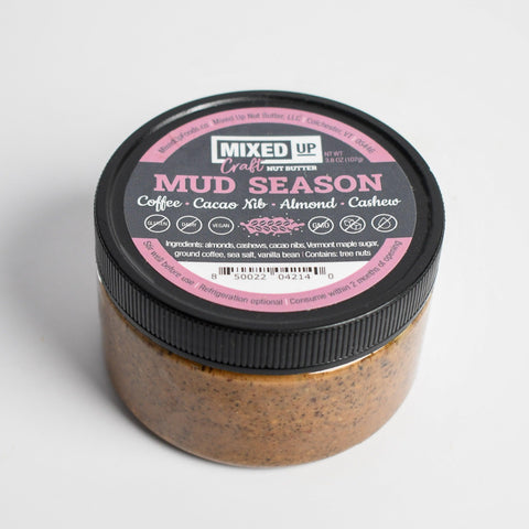 "Mud Season" - Crunchy Cacao Nib & Coffee Nut Butter - 3.8 oz