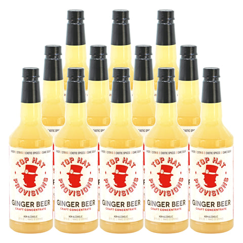 Top Hat Original Ginger Beer Syrup & Moscow Mule Batching Mix - 12x32oz case