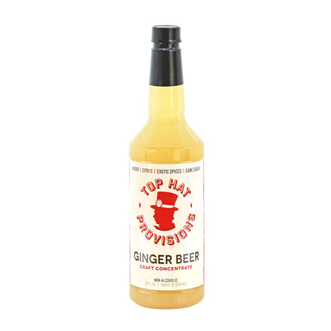 Top Hat Original Ginger Beer Syrup & Moscow Mule Batching Mix - 32oz Bottle