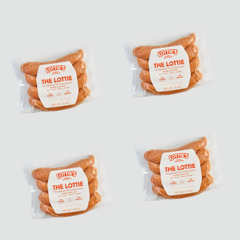 The Lottie: Our Signature Smoked Pork Sausage [4-Packs, 16 Links]