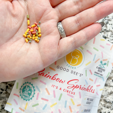 Back in stock! Keto Rainbow Sprinkles - Gluten Free and No Added Sugar