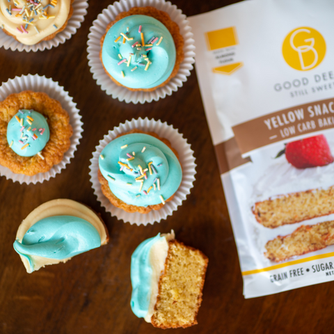 Back In stock! Yellow Snack Keto Cake Mix - Gluten Free and No Added Sugar