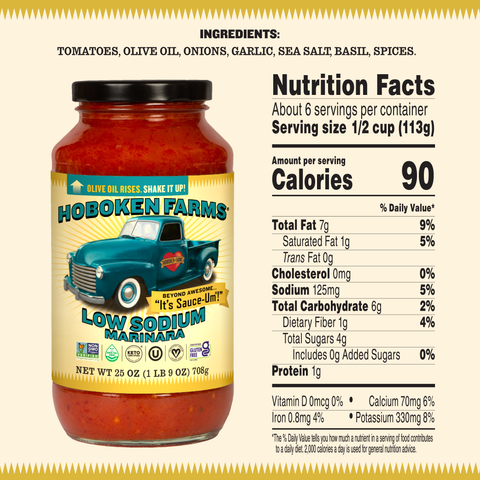 Hoboken Farms Low Sodium Marinara 2 Pack