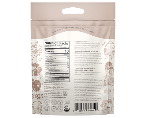 Organic Lion's Mane Powder - 35 servings