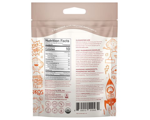 Organic Mushroom Complex Powder - 35 Servings