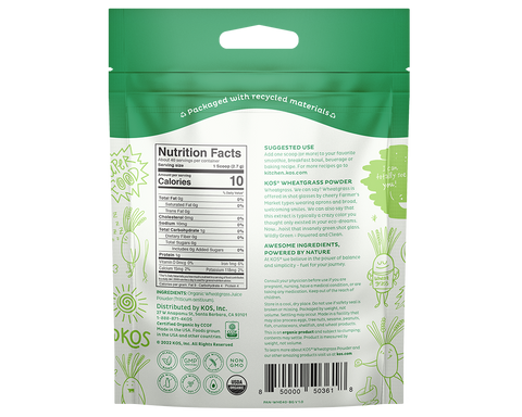 Organic Wheatgrass Powder - 40 servings