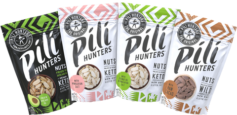 4-pack Pili Hunters™ Nut Variety FREE SHIPPING!