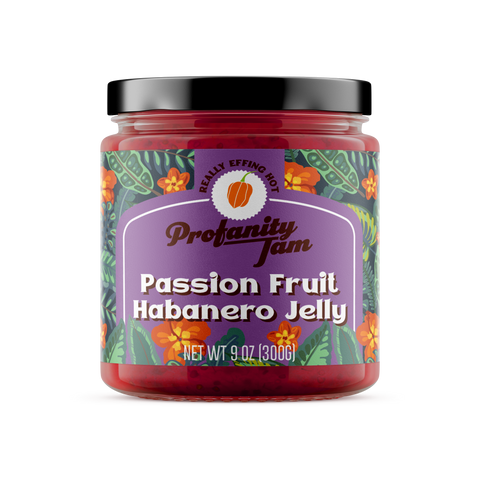 Passion Fruit Habanero Jam 9 oz jar