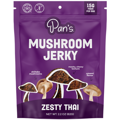 Zesty Thai Mushroom Jerky