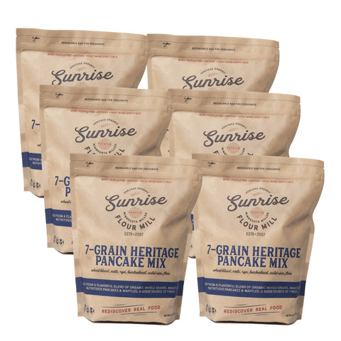 Gift Pack: 7-Grain Heritage Pancake Mix (6 x 2.5 lb. bags)