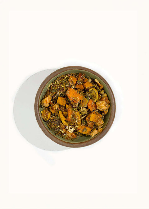 Evening Peach Herbal Caffeine-free Premium Loose Leaf Tea