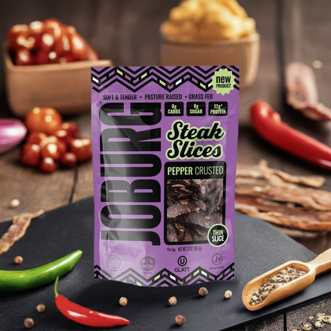 Pepper Crusted Steak Slices - (12 Pack)