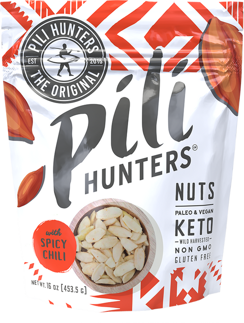 Spicy Chili Pili Nuts 1 Pound Bag