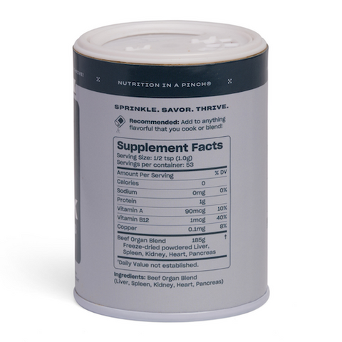 Pluck Pure Organs – Animal-Based Superfood Powder