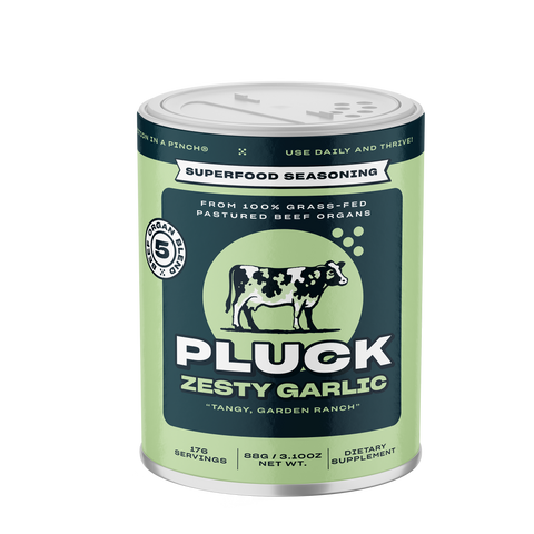 Pluck Zesty Garlic – Animal-Based Superfood Seasoning