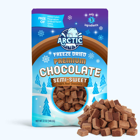 Freeze Dried Premium Organic Semi-Sweet Chocolate
