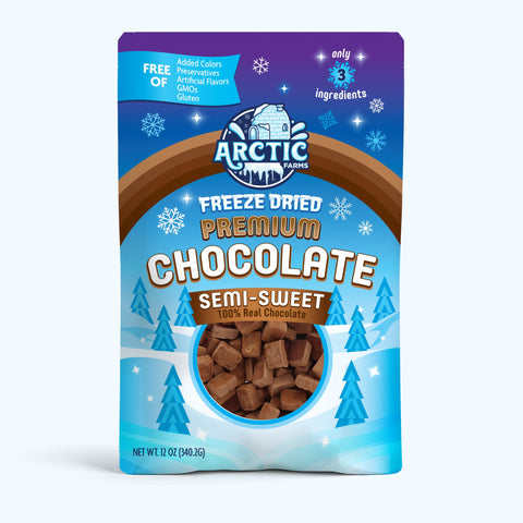 Freeze Dried Premium Organic Semi-Sweet Chocolate