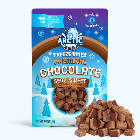 Freeze Dried Premium Organic Semi-Sweet Chocolate