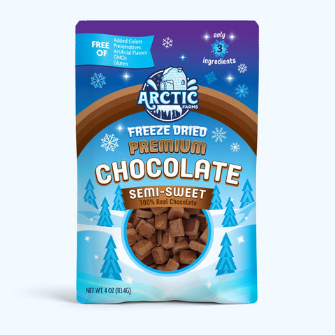 Freeze Dried Premium Organic Semi-Sweet Chocolate