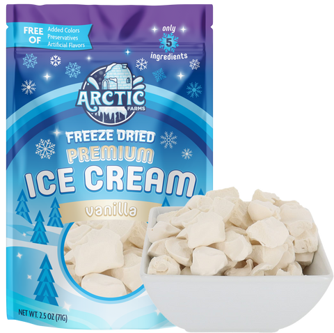 PREMIUM Freeze Dried Ice Cream * Only 5 Ingredients * Vanilla