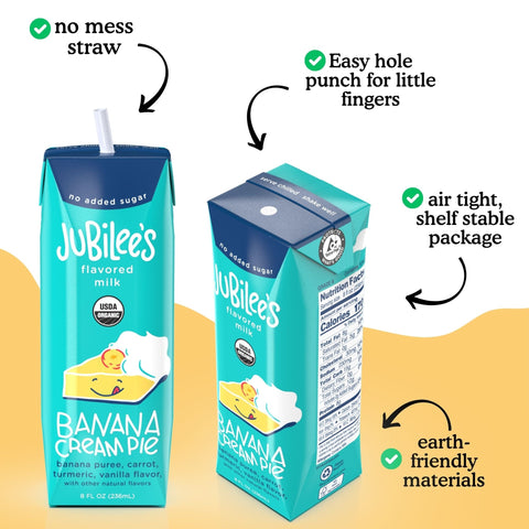 Banana Cream Pie Organic Whole Milk Boxes, 12-pack