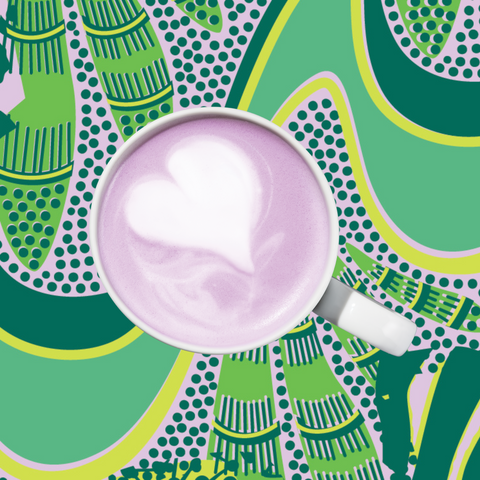 Ube Coconut Superfood Latte