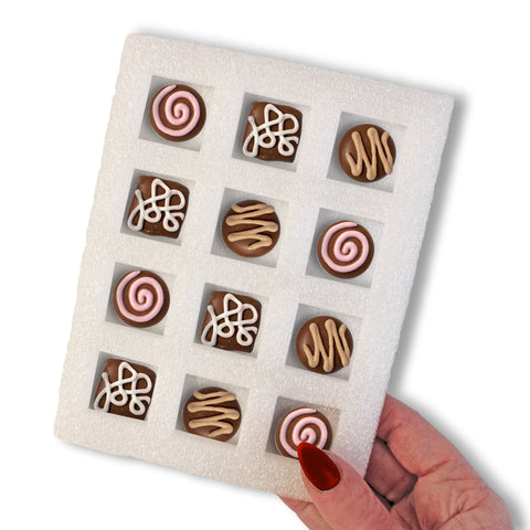 Royal Icing Chocolate Truffles (12ct)