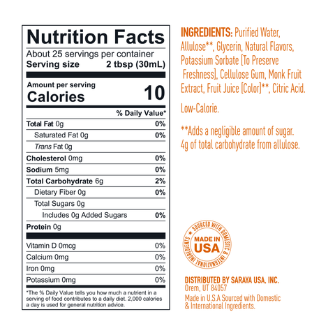 Lakanto Simple Syrup Mango 25.4 oz