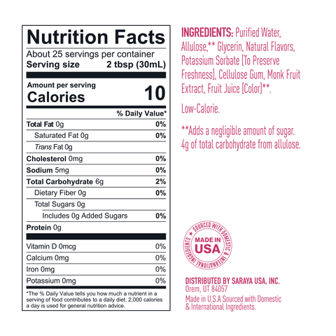 Lakanto Simple Syrup Raspberry 25.4 oz