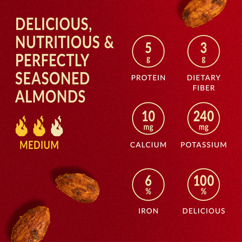 Lakanto Sweet and Savory Almonds Cajun Style